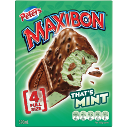 Photo of Peters Maxibon That's Mint Ice Creams 4 Pack 620ml