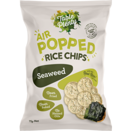 Photo of Table Of Plenty Seaweed Air Popped Rice Chips 75g