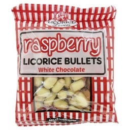 Photo of Licorice Lovers Raspberry Licorice Bullets With White Choco;Ate
