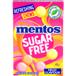 Photo of Mentos Sugar Free Fruit Chews 45g