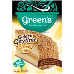 Photo of Greens Golden Gaytime Crumb Cake 650g