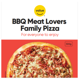 Photo of Value BBQ Meat Lovers Family Pizza 500g