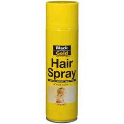 Photo of BLACK AND GOLD HAIRSPRAY
