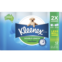 Photo of Kleenex Double Length Toilet Tissue 12 Pack