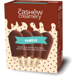 Photo of Cashew Creamery Ice Cream Vanilla 4x45gm