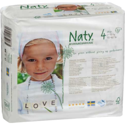 Photo of Naty By Nature Babycare Nappies Size 4 27 Pieces