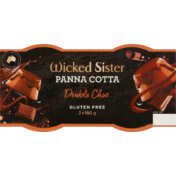 Photo of Wicked Sister Panna Cotta Double Choc 2 x 150g