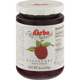 Photo of D'arbo All Natural Fruit Spread Raspberry