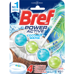 Photo of Bref Power Active Coconut Water In The Bowl Toilet Cleaner 50g