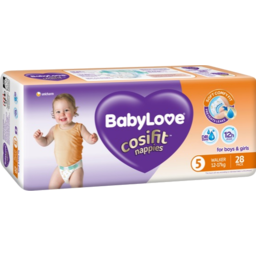 Photo of BabyLove Cosifit Nappies 12-17kg 28pk