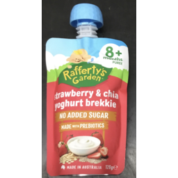 Photo of Rafferty Yogurt Brekkie Strawberry & Chia 120gm