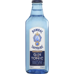 Photo of Bombay Gin Sapphire & Tonic Bottles