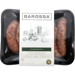 Photo of Barossa Fine Foods Mississippi Sausages 6 Pack 500g