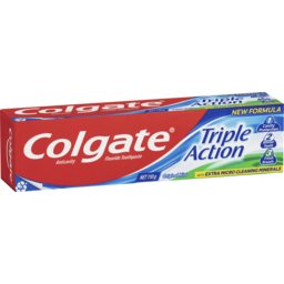 Photo of Colgate Triple Action Fluoride Toothpaste Original Mint 110g