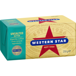 Photo of Western Star Unsalted Butter 250 G 