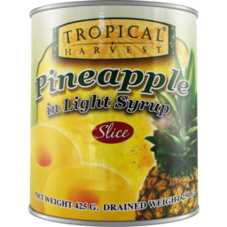 Photo of Tropical Harvest Pineapple Slices In Light Syrup 425g