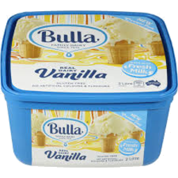 Photo of Bulla Ice Cream Vanilla 4Ltr