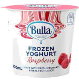 Photo of Bulla Frozen Yoghurt Rasp 200ml
