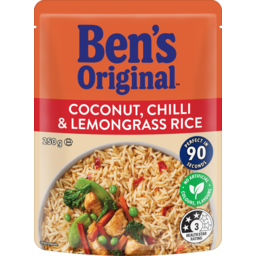 Photo of Bens Original Coconut Chilli & Lemongrass Rice Pouch 250g