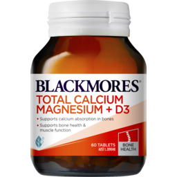 Photo of Blackmores Total Calcium Magnesium + D3 60-tabs