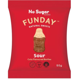 Photo of Funday Sweets Sour Cola Bottles 50g