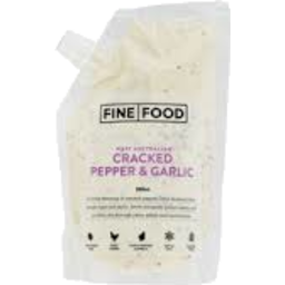 Photo of Fine Food Dressing Cracked Pepper & Garlic 250ml