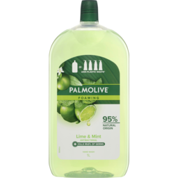 Photo of Palmolive Foaming Antibacterial Liquid Hand Wash Soap 1l, Lime & Mint Refill And Save, No Parabens, Recyclable Bottle 1l