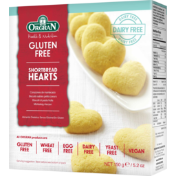 Photo of Orgran Gluten Free Shortbread Hearts 150g