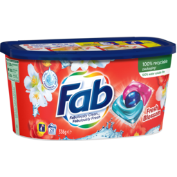 Photo of Fab Fresh Blossom Triple Capsules Laundry Detergent 28pk 
