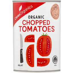 Photo of Ceres Organics Organic Chopped Tomatoes 400g