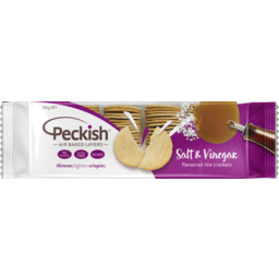 Photo of Peckish Thin Rice Crackers Salt & Vinegar 100g