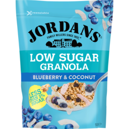 Photo of Jordans Blueberry & Coconut Low Sugar Granola 500g