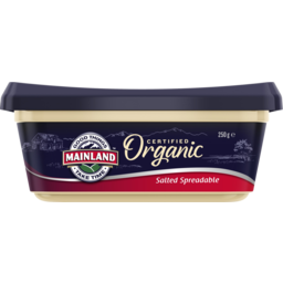 Photo of Mainland Organic Spreadable Salted Butter 250g