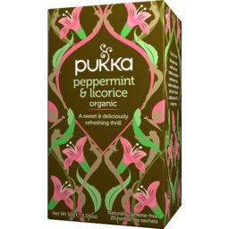 Photo of Pukka Tea - Peppermint & Licorice Tea 20 bags 