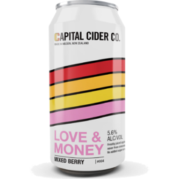 Photo of Capital Cider Co Love & Money Mixed Berry Cider 440ml 