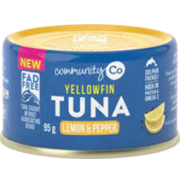 Photo of Community Co Tuna Yellowfin Lemon Pepper 95g 
