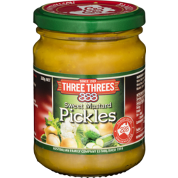 Photo of Three Threes Sweet Mustard Pickles 250gm