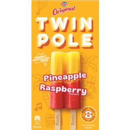 Photo of Peters Original Twin Pole Pineapple & Raspberry 8pk