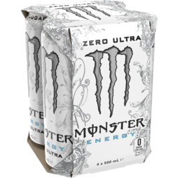 Photo of Monster Energy Zero Ultra 4x500ml