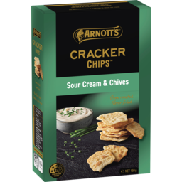 Photo of Arnott's Cracker Chips Sour Cream & Chives 150g