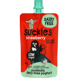Photo of The Collective Suckies Kids Probiotic Yoghurt Pouch Strawberry Dairy Free