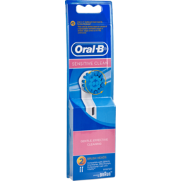 Photo of Oral-B Sensitive Clean White Electric Toothbrush Refills 2 Pack 