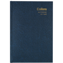 Photo of Collins Notebook Hard Cover Blue A5