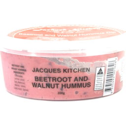 Photo of Jacques Kitchen Hummus Beetroot Walnut 200g