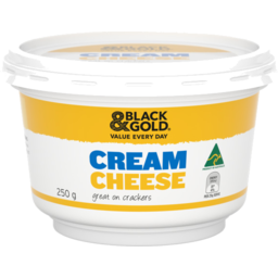 Photo of Black & Gold Cream Cheese