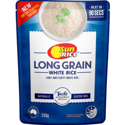Photo of Sunrice White Long Grain Rice Pouch 6 250g
