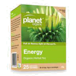 Photo of Planet Organics Org Energy Tea 25 Bags