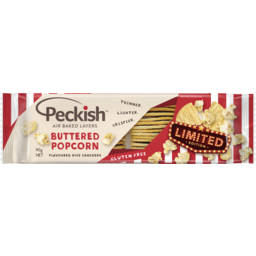 Photo of Peckish Buttered Popcorn Flavoured Rice Crackers 90g
