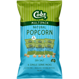 Photo of Cobs Popcorn Multi Pack Sea Salt 65g