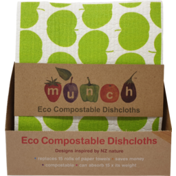 Photo of Munch Compostable Eco Dishcloth Each